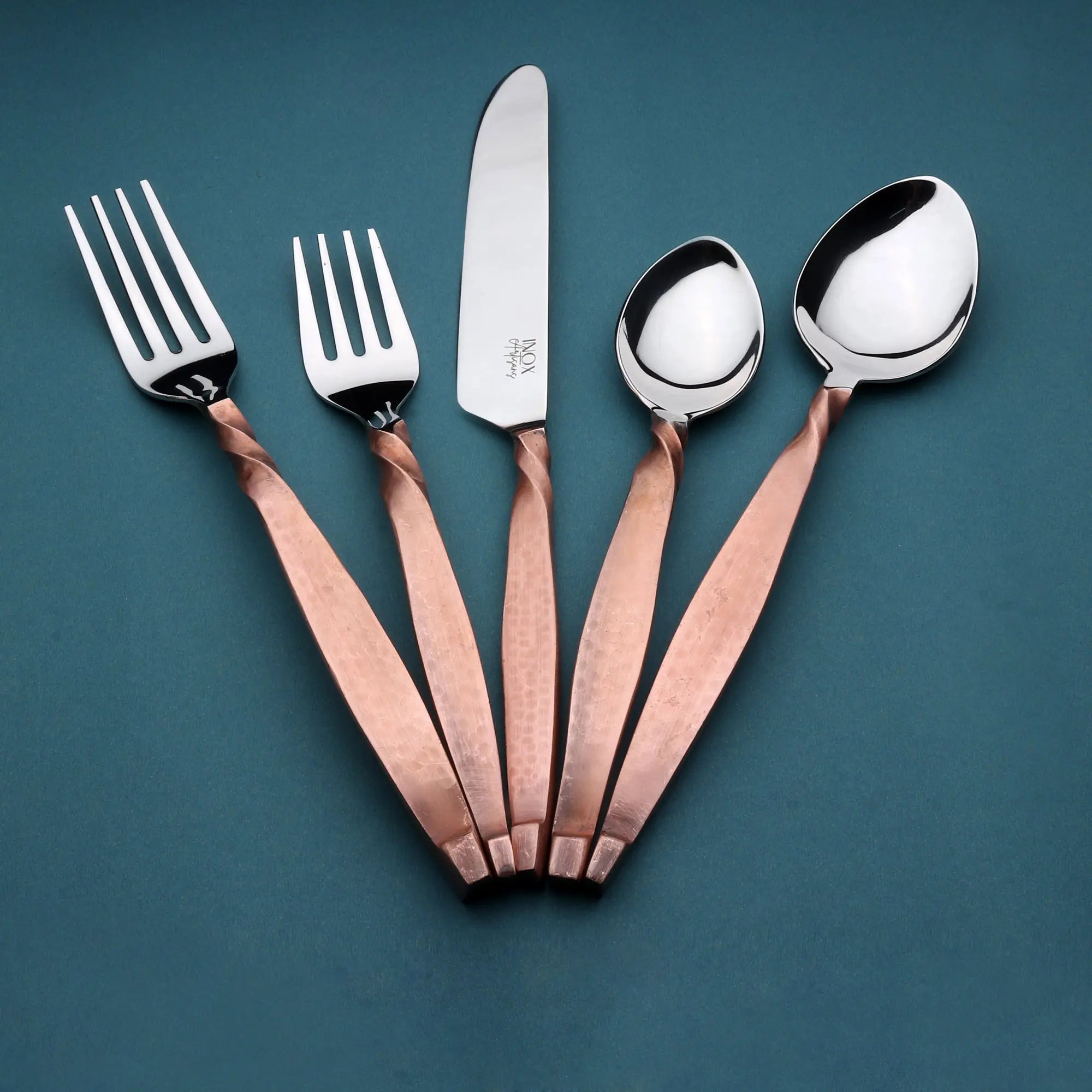 Twisted Urban Flatware, 5-Pc. Place Setting