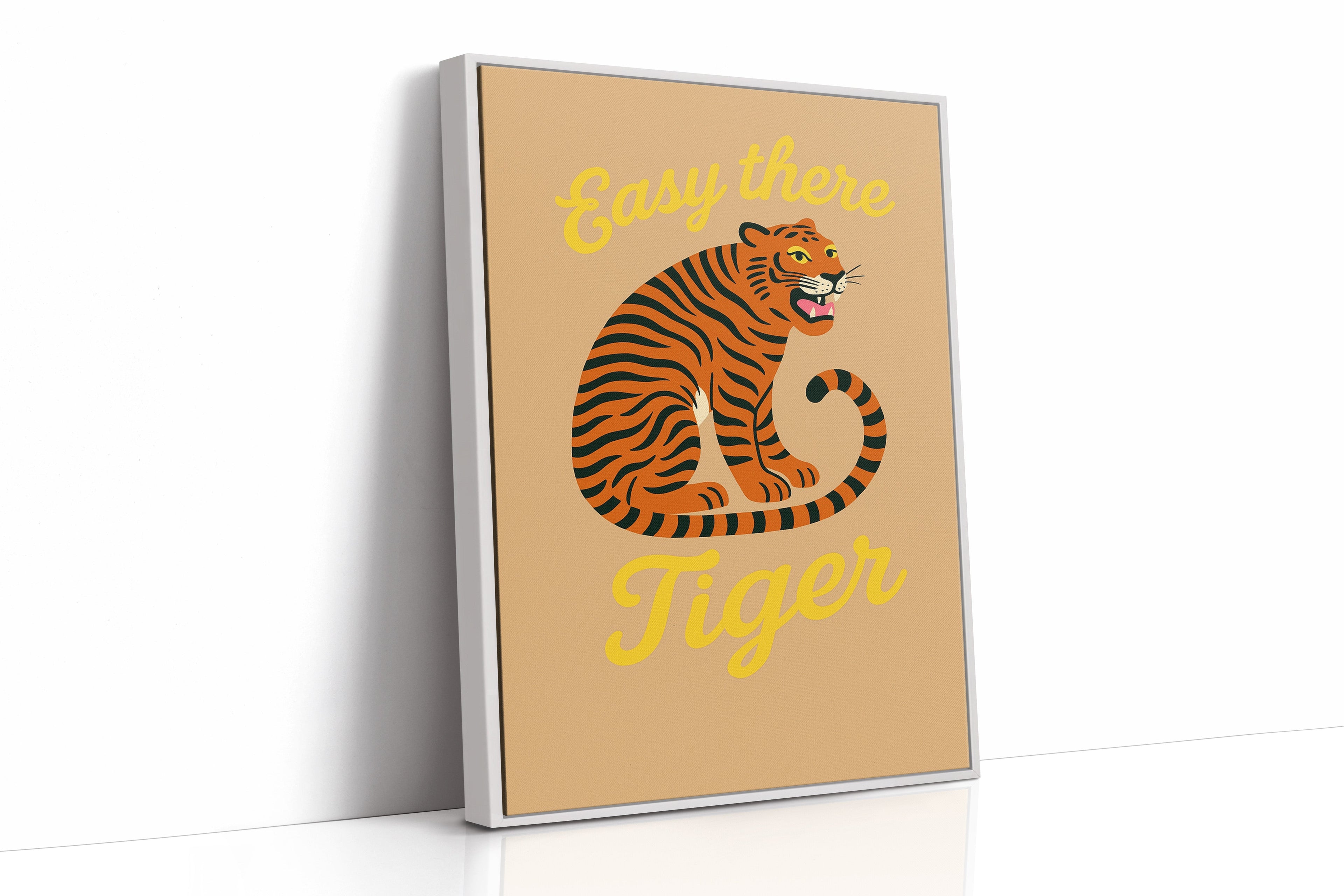 Easy There Tiger Retro Jungle Print