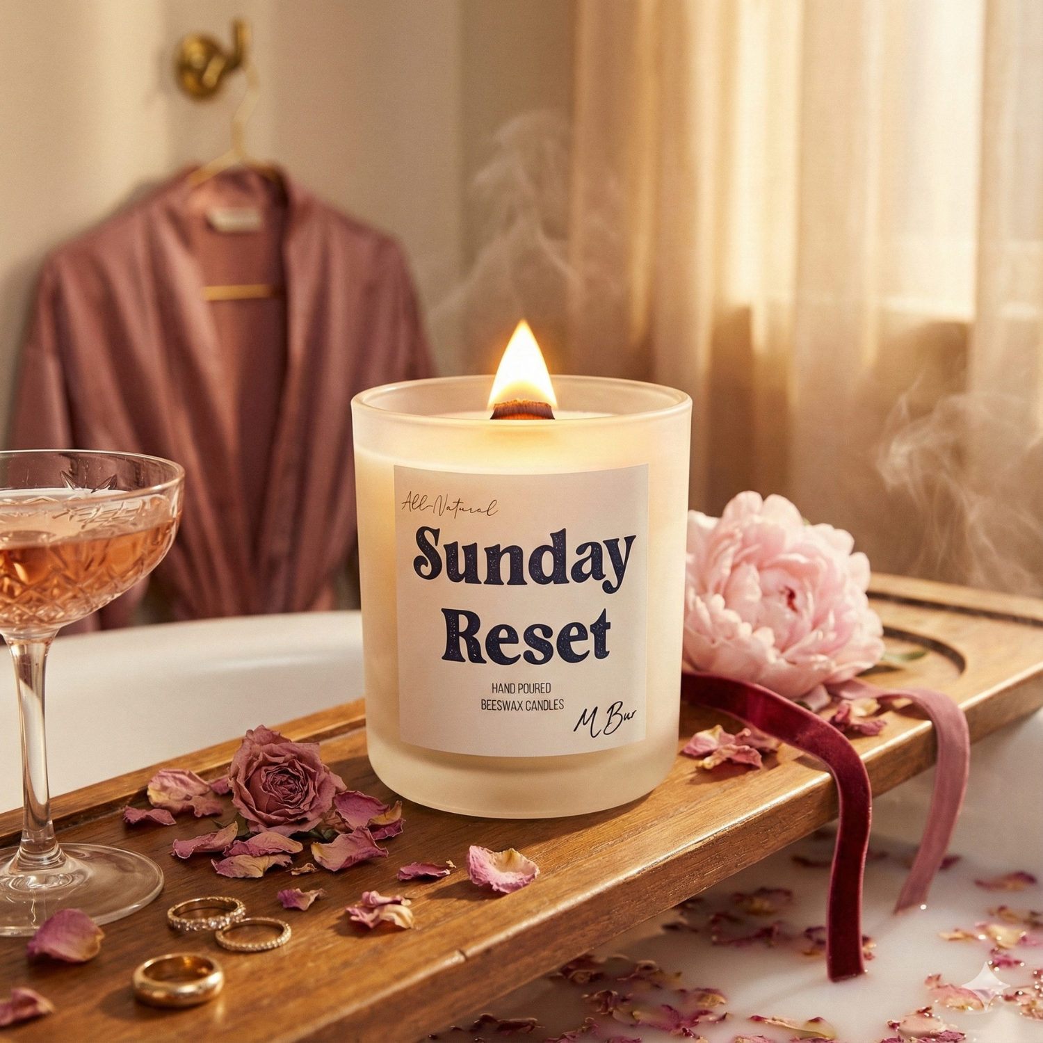 Sunday Reset Candle