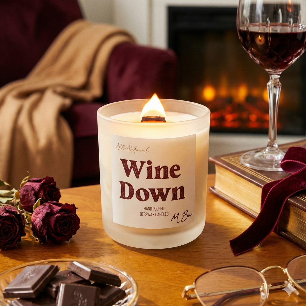 Wine Down Candle