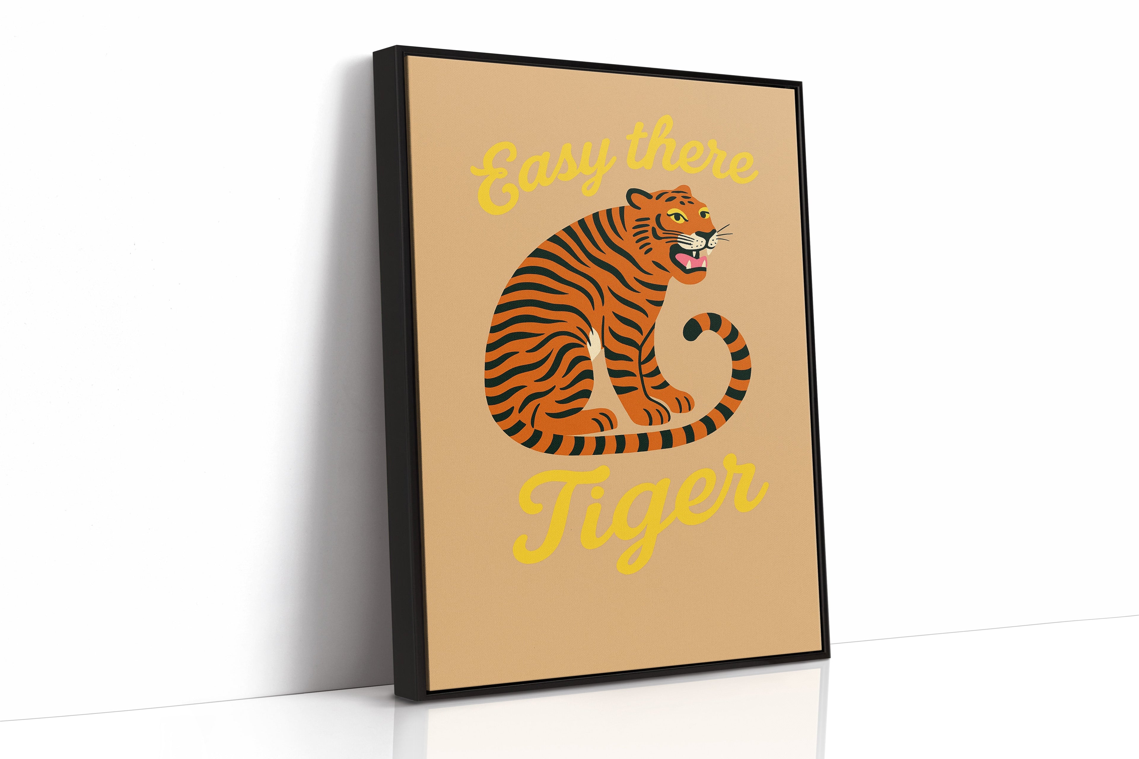Easy There Tiger Retro Jungle Print