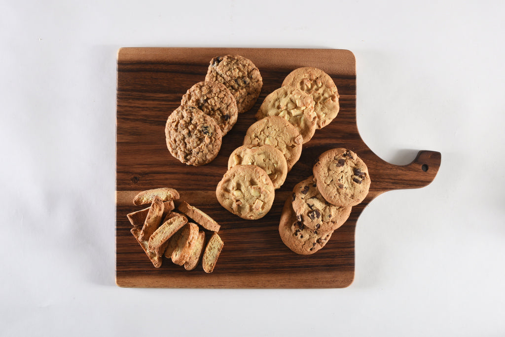 Square Acacia Wood Cutting & Charcuterie Board with Handle