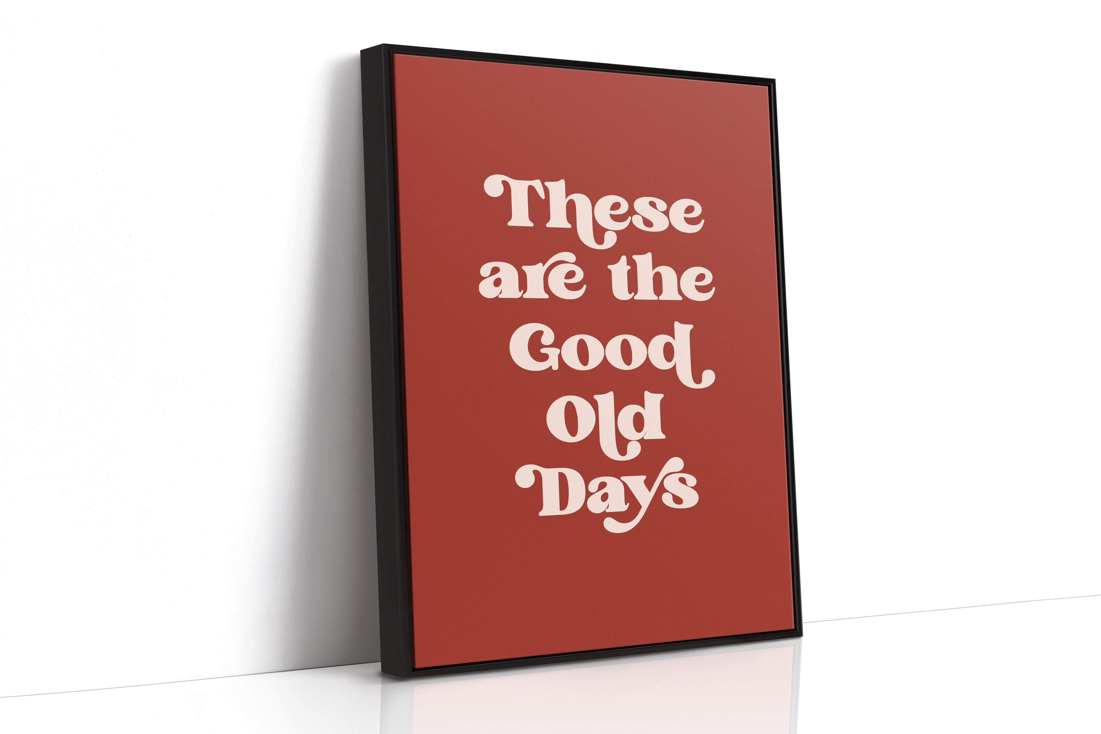 Retro Typography Art Print