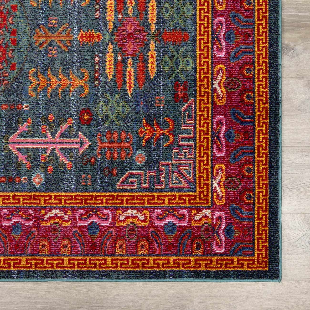 Cleveland Colorful Traditional Area Rug