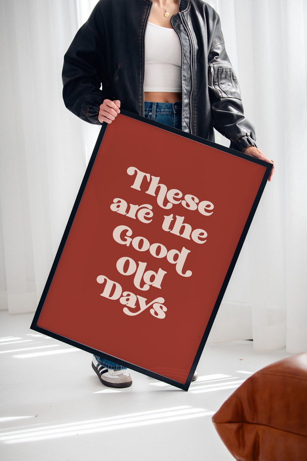 Retro Typography Art Print