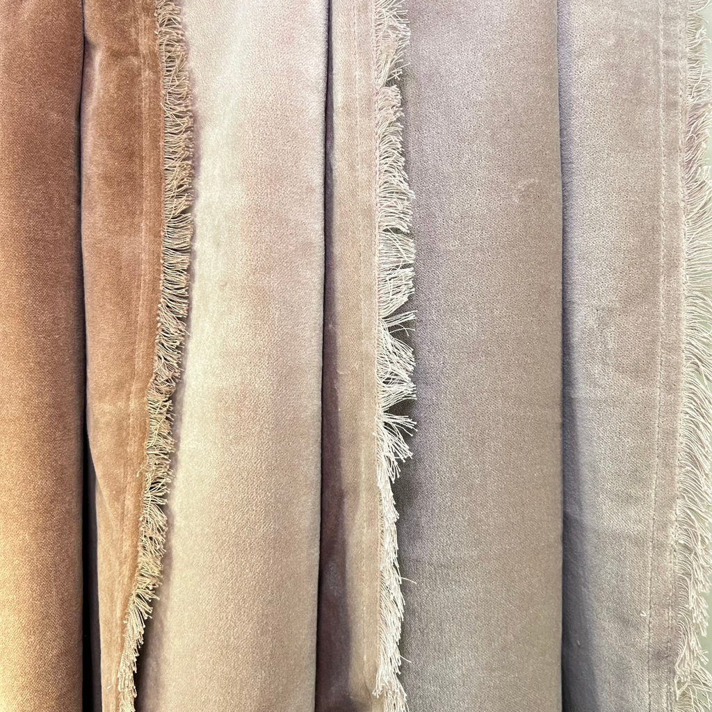 Vivienne Taupe Velvet Pillow