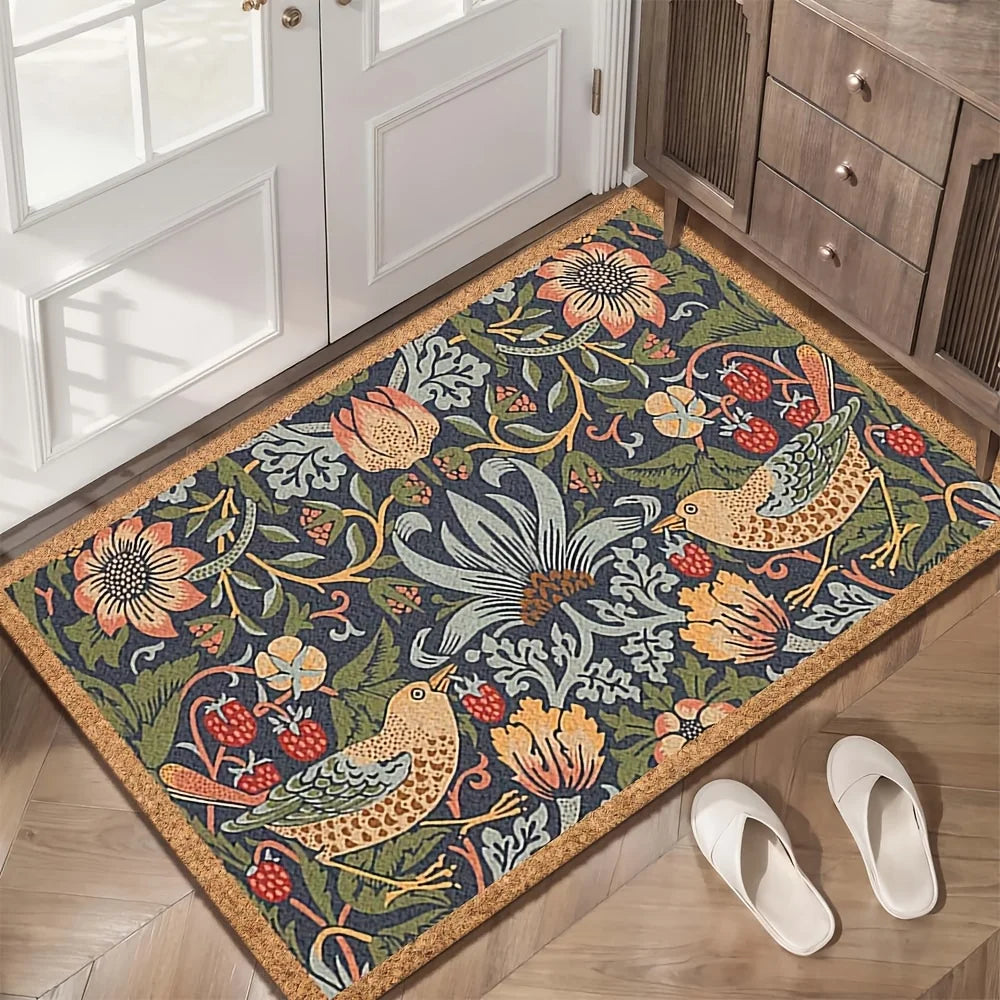 Premium Garden Pattern Welcome Mat