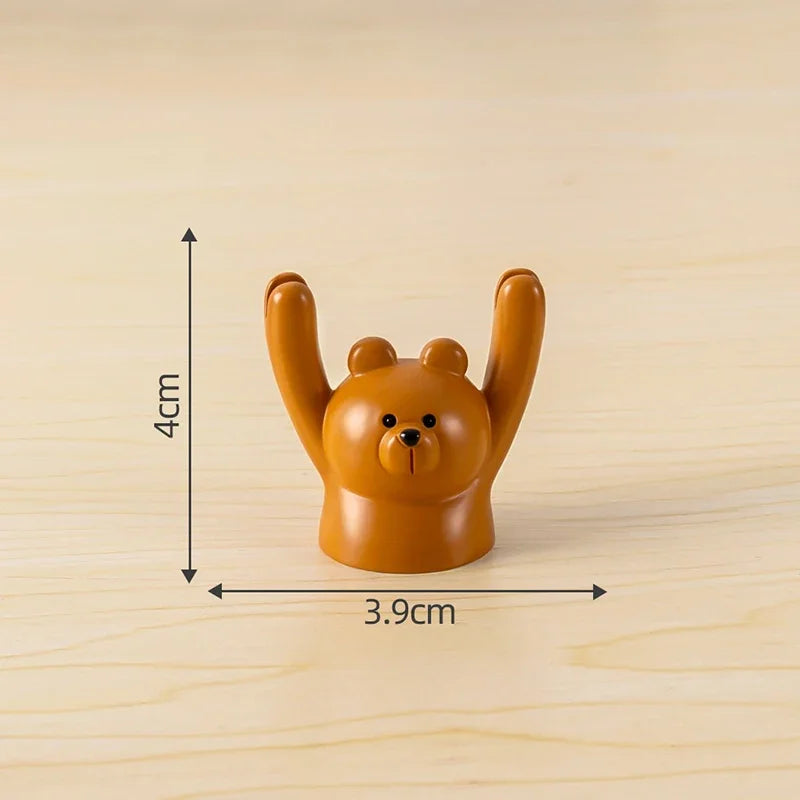 Cartoon Animal Desk Ornament & Message Holder Clip