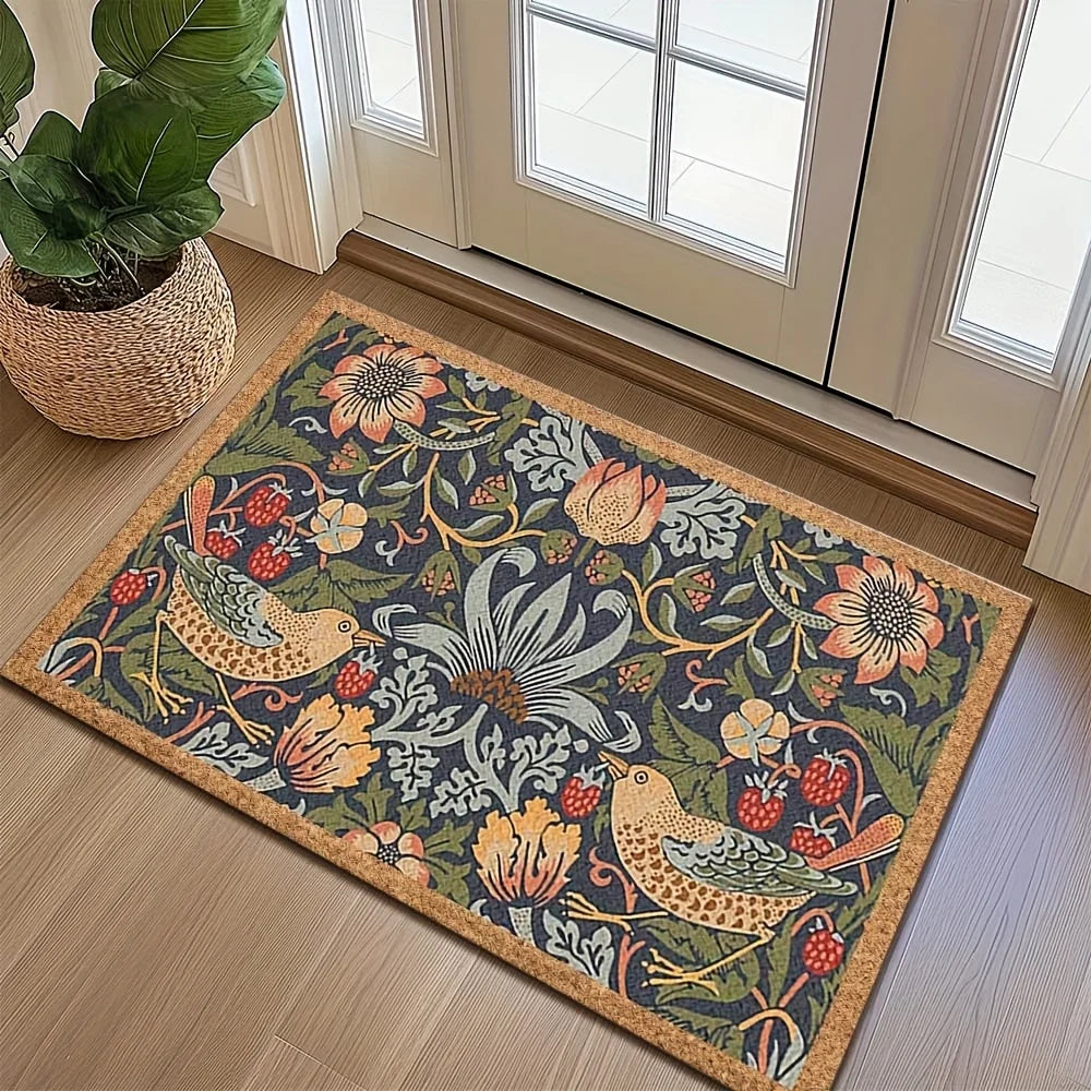 Premium Garden Pattern Welcome Mat