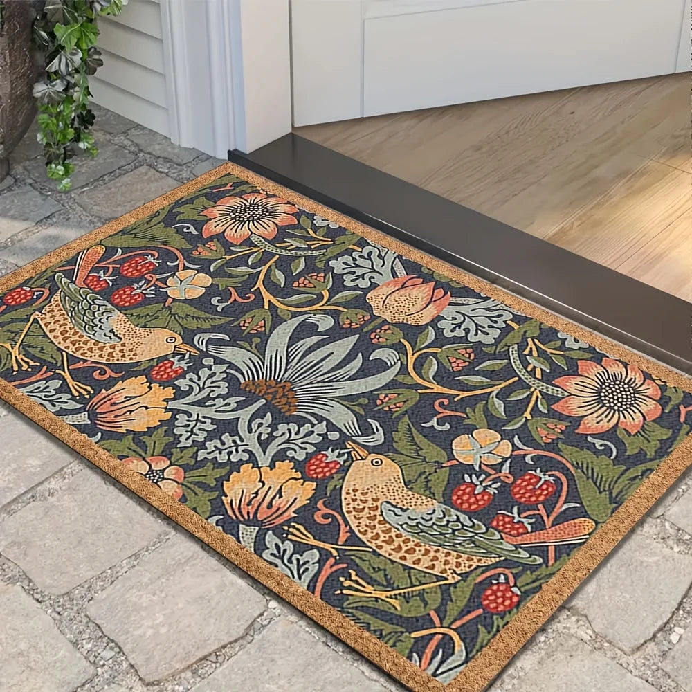 Premium Garden Pattern Welcome Mat