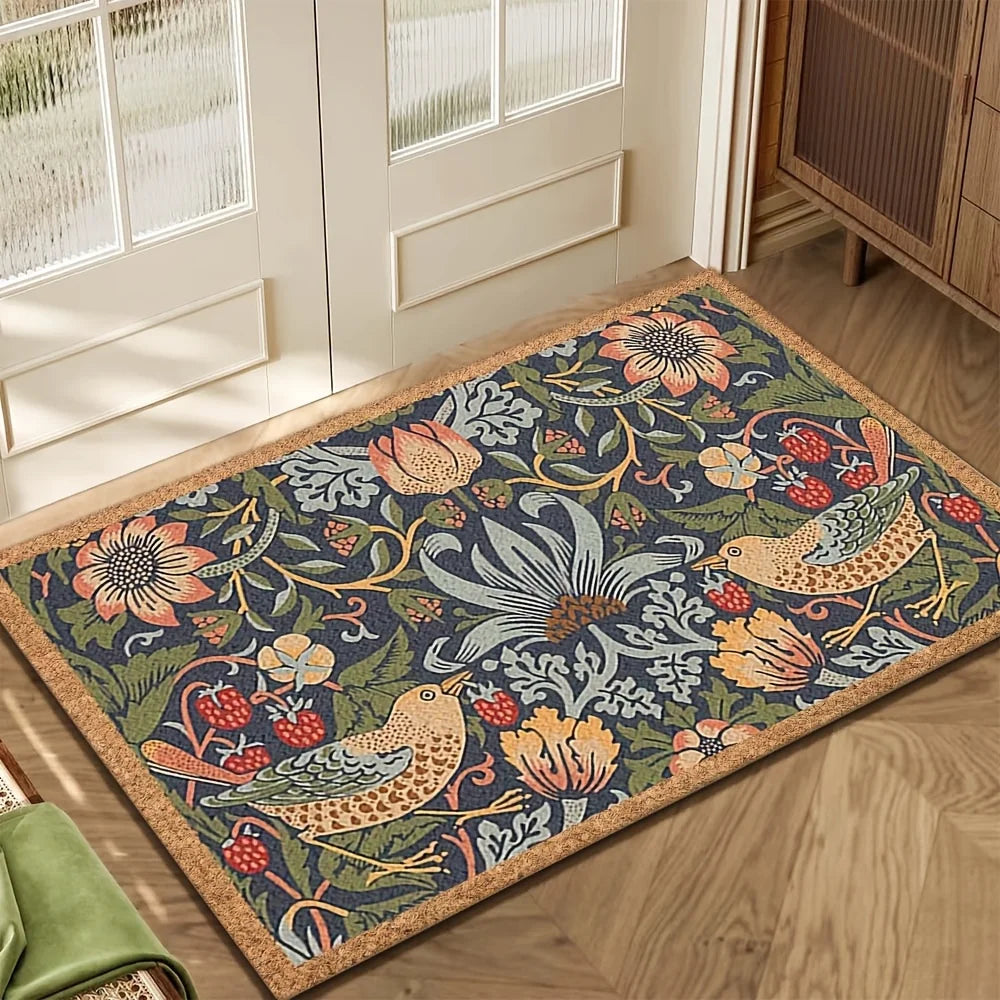 Premium Garden Pattern Welcome Mat