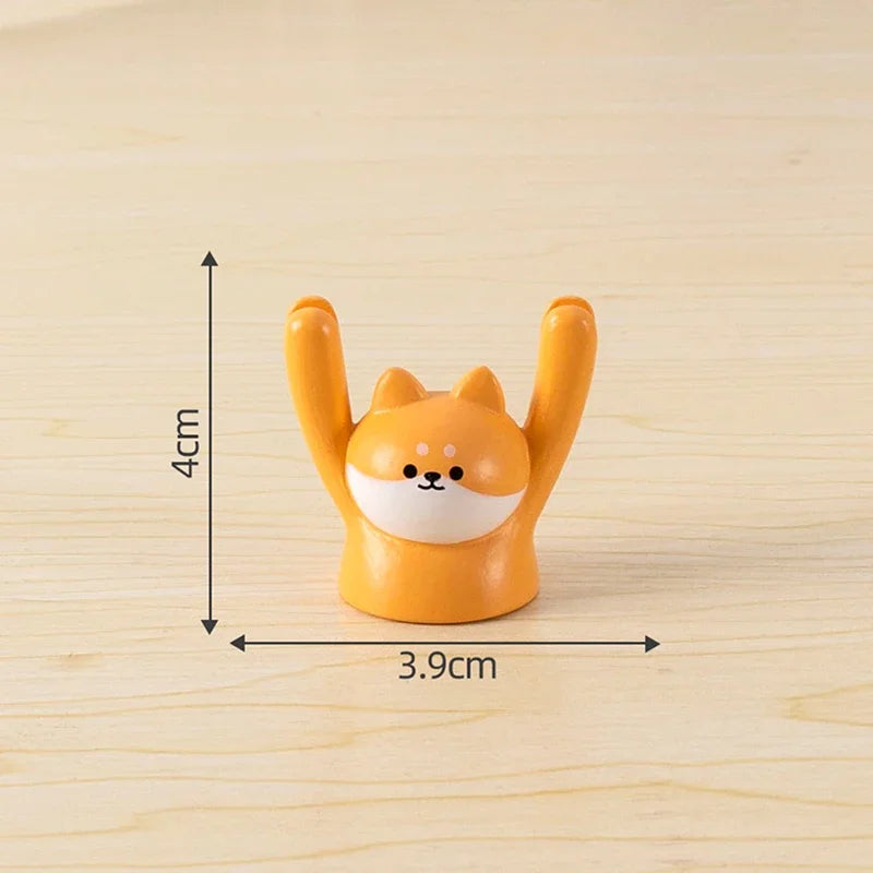 Cartoon Animal Desk Ornament & Message Holder Clip