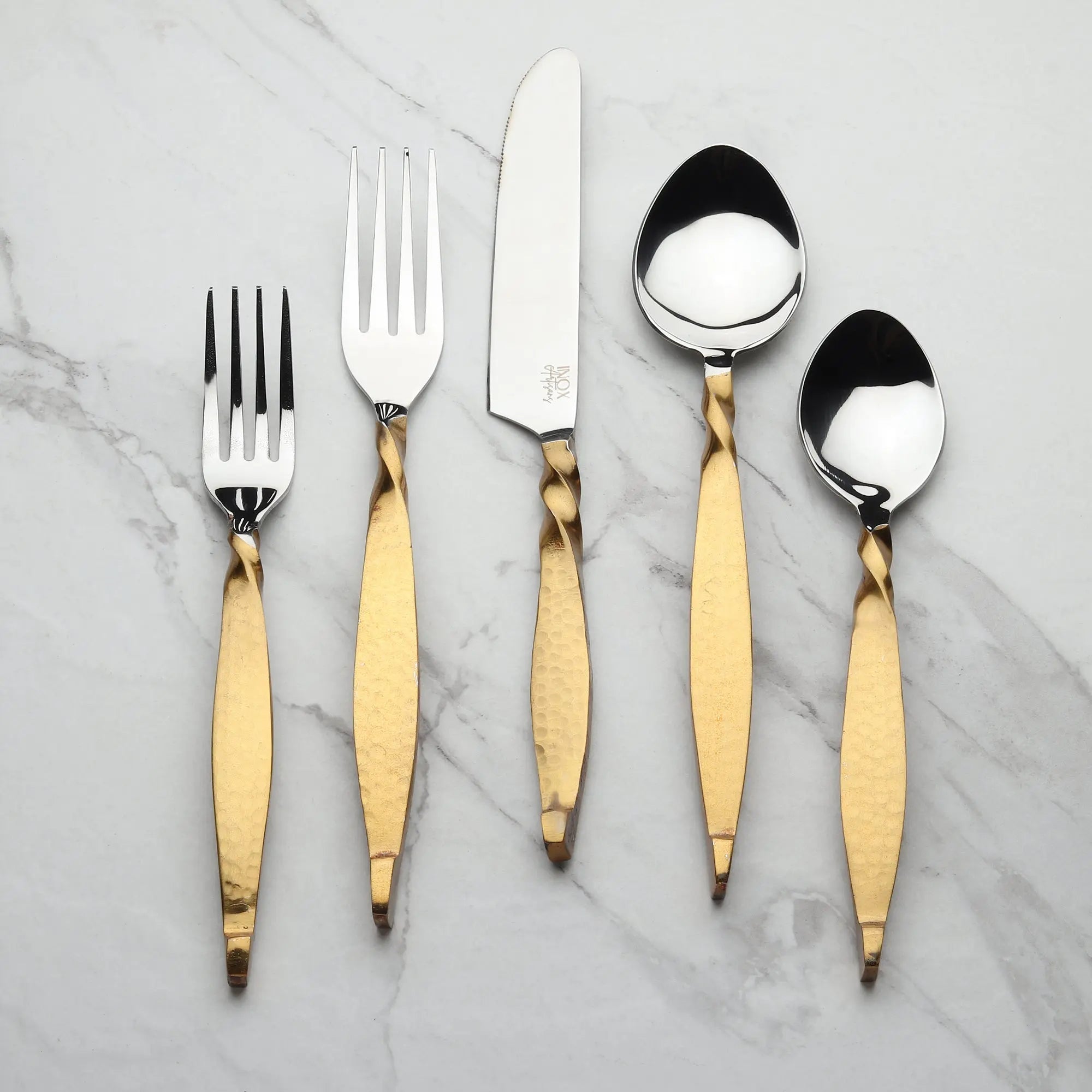 Twisted Urban Flatware, 5-Pc. Place Setting