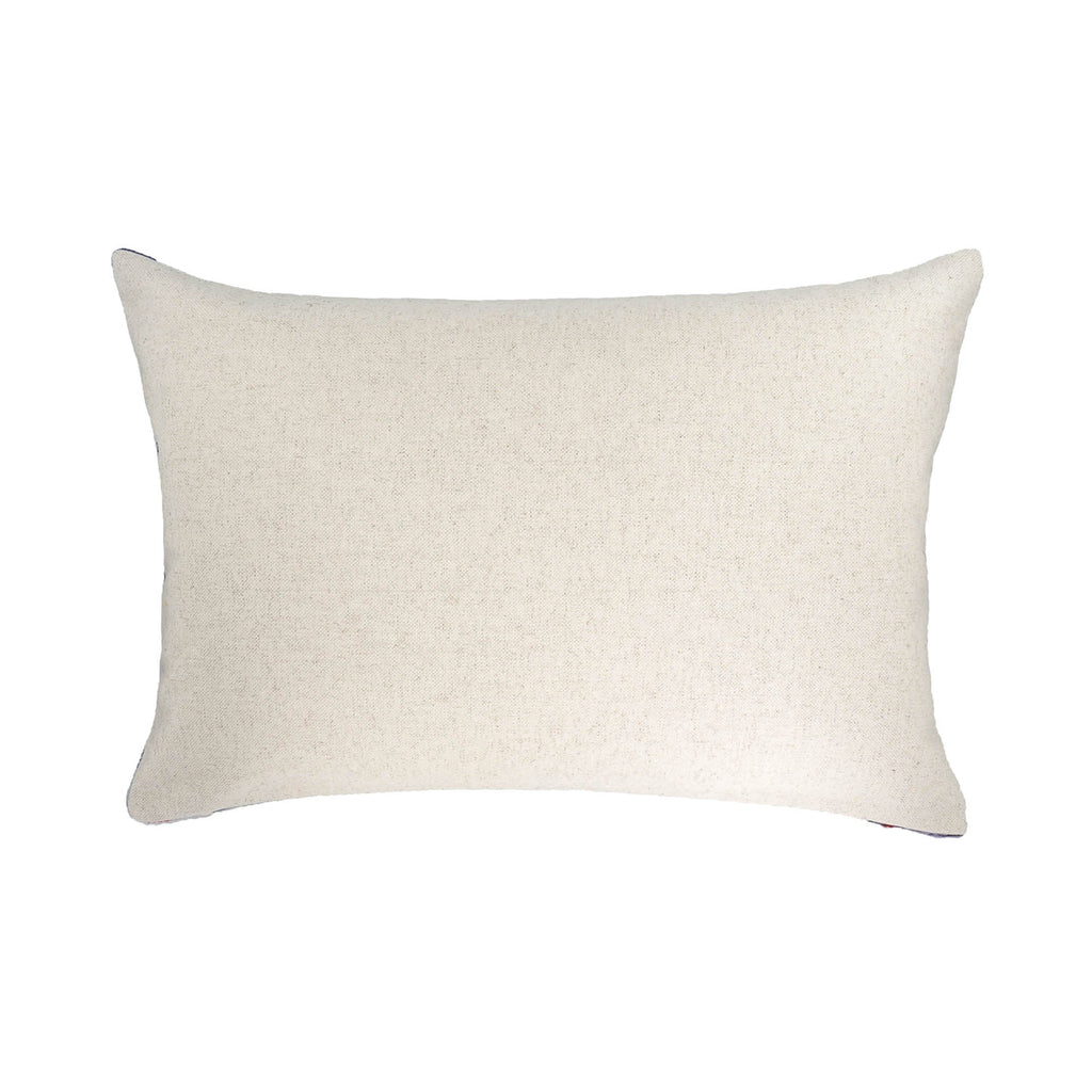 Bengali Silk Velvet Ikat Throw Pillow Cover