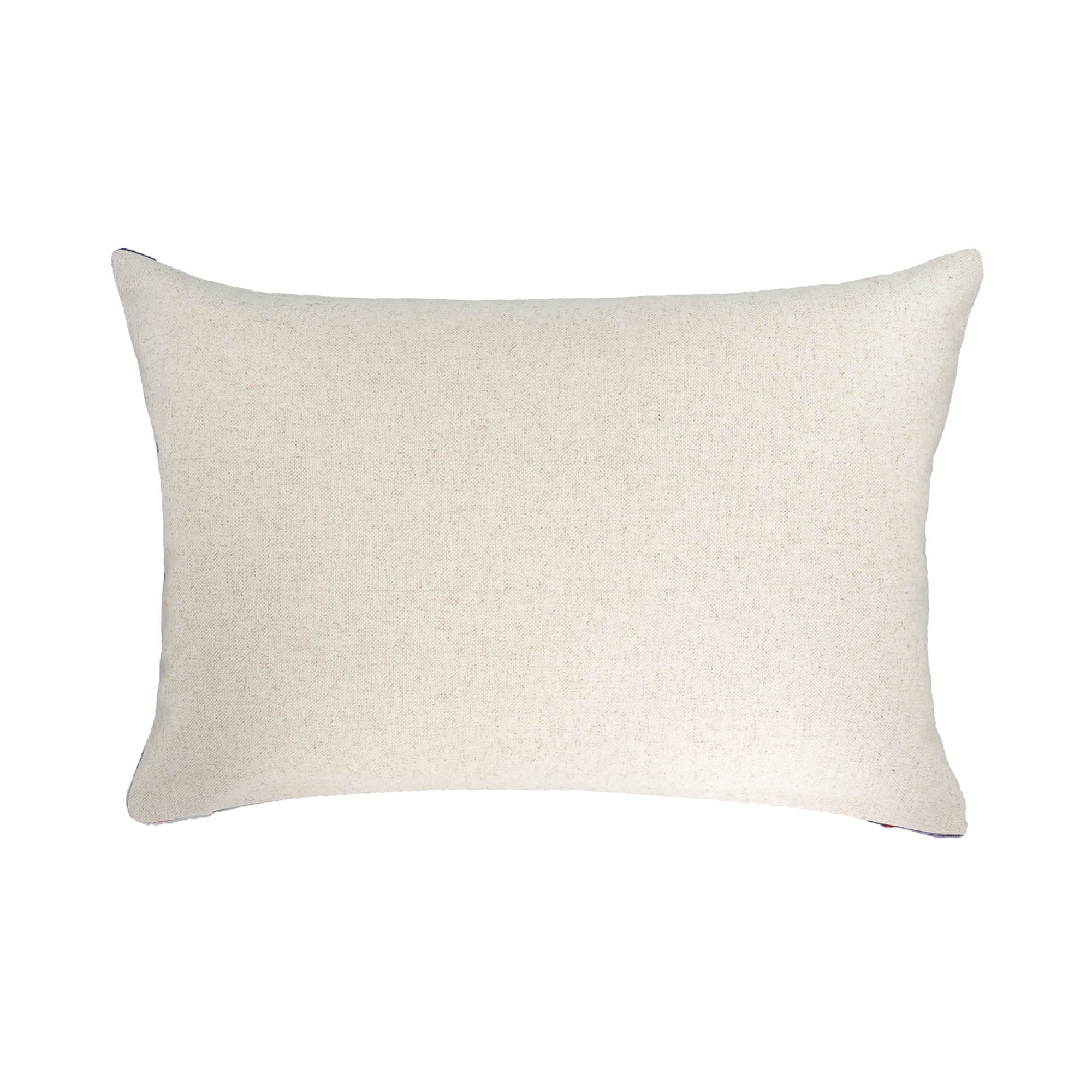 Bengali Silk Velvet Ikat Throw Pillow Cover