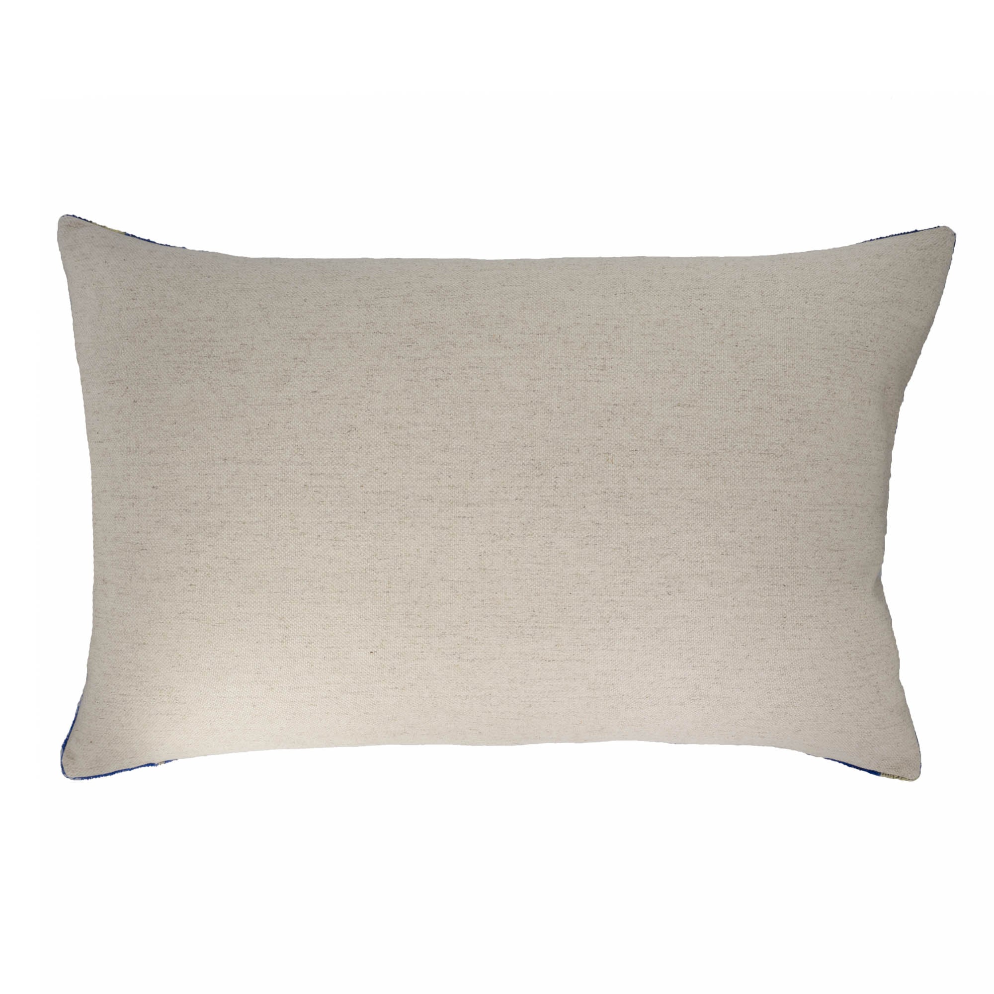 Coastal Silk Velvet Ikat Pillow Cover