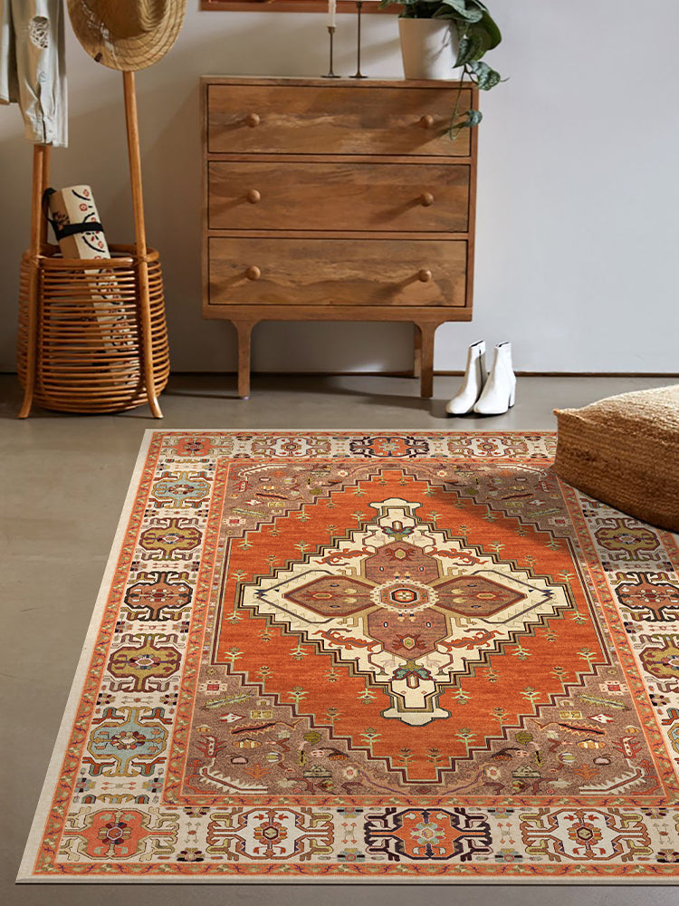 Retro European Style Coffee Table Rug