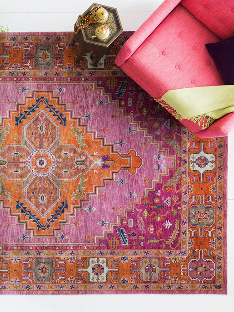 Retro European Style Coffee Table Rug