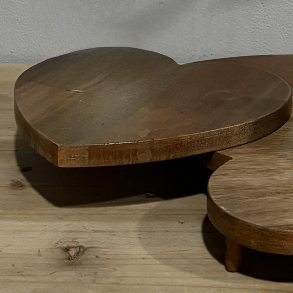 Collapsible Triple Heart Serving Board