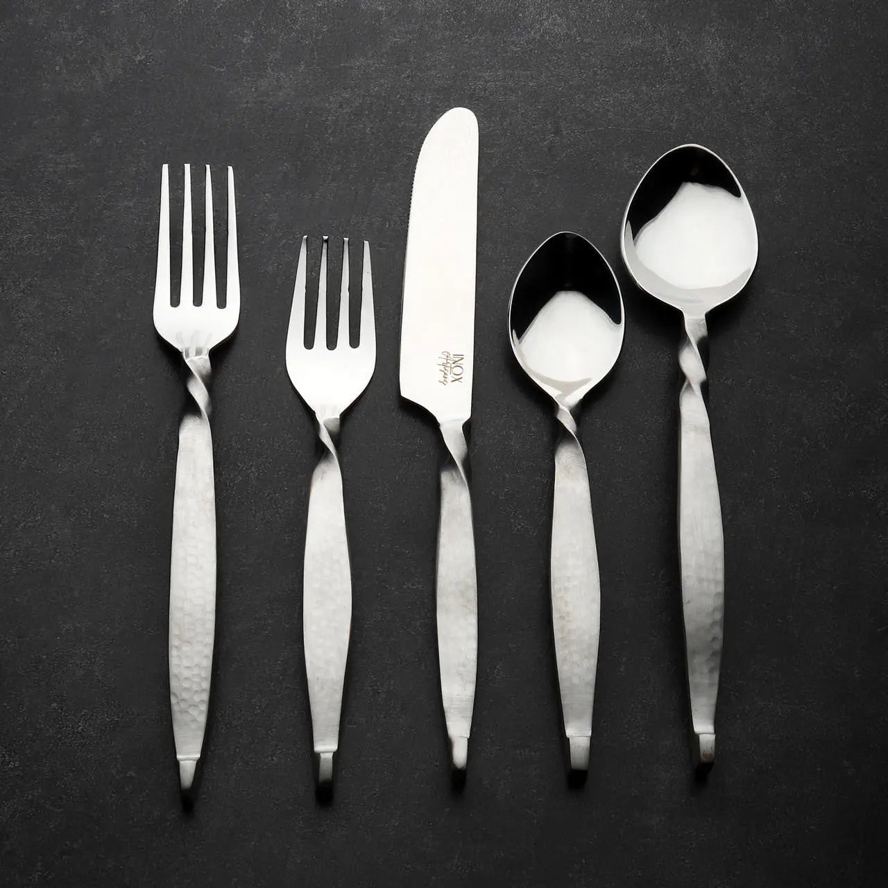Twisted Urban Flatware, 5-Pc. Place Setting
