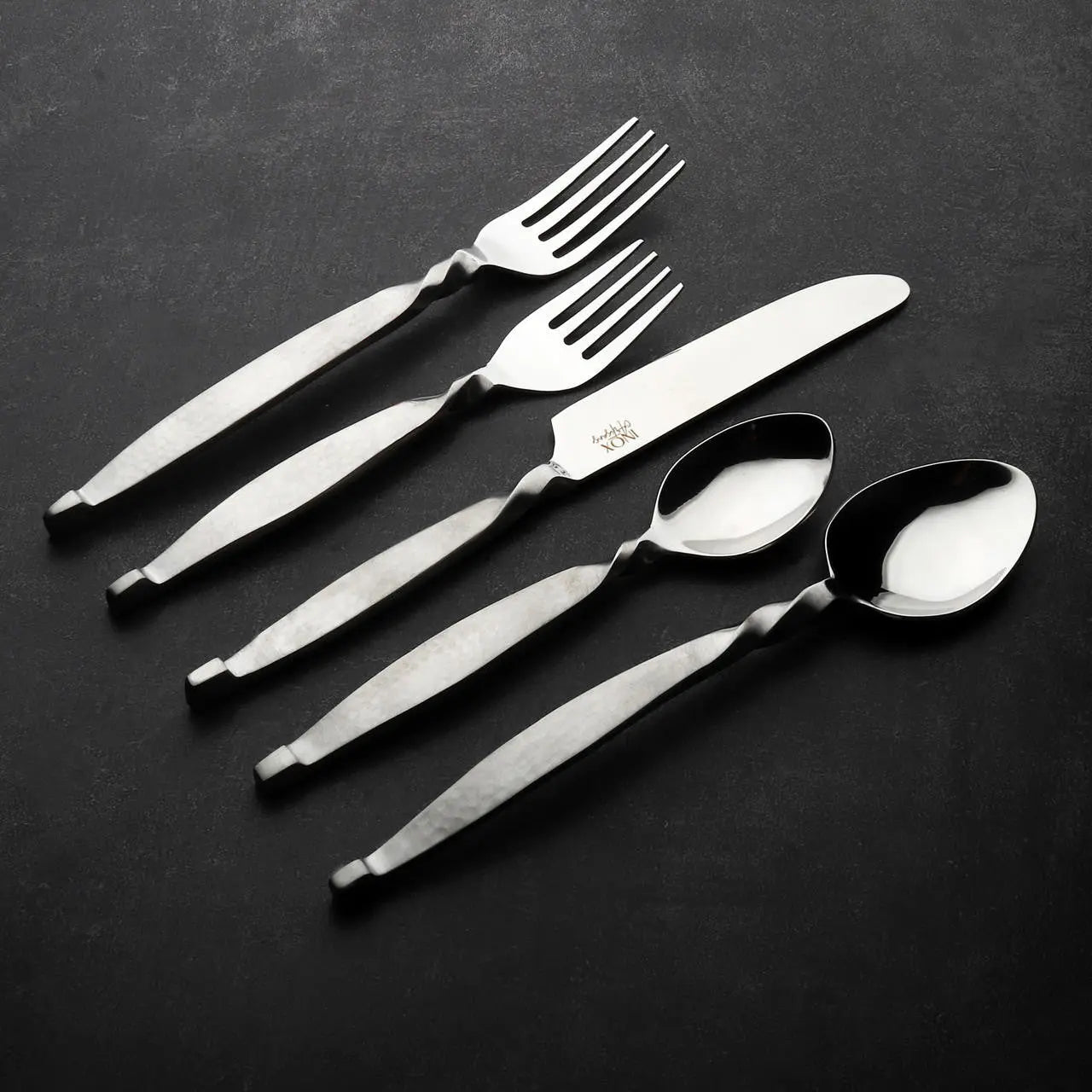 Twisted Urban Flatware, 5-Pc. Place Setting